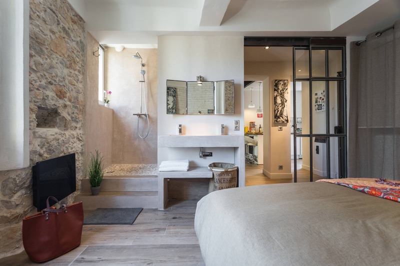 Mẫu phòng ngủ 20m2 có toilet